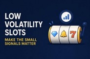 Low volatility slots reel graphic