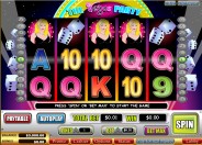 The Vegas Party online slot available at Golden Casino